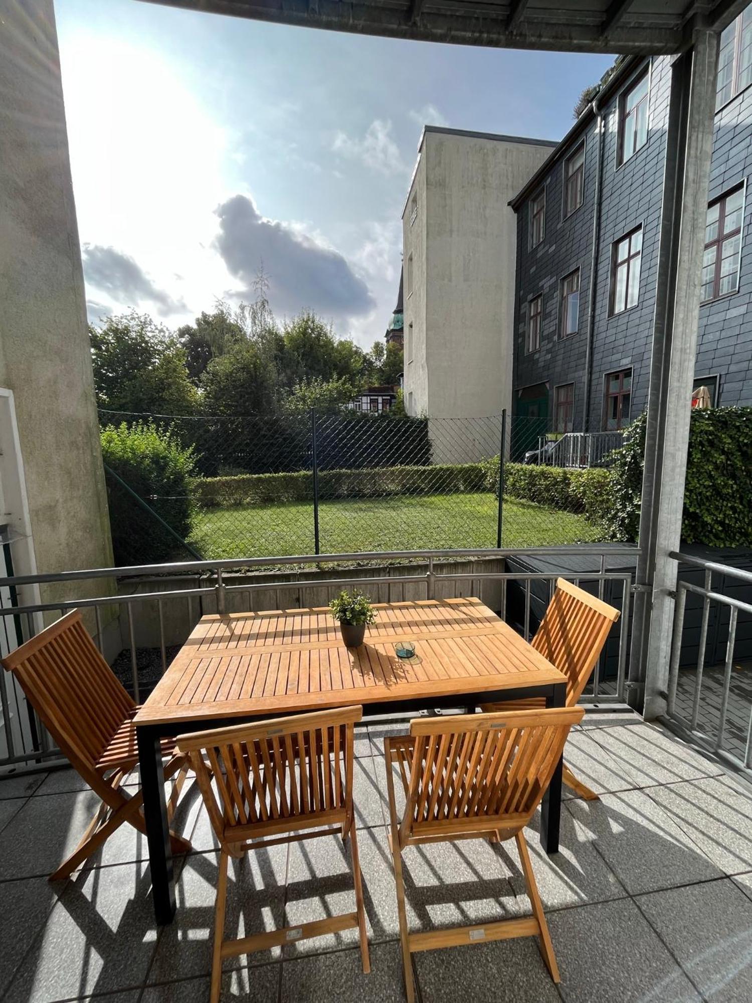 Fewo Taubenstern Schwerin  Bagian luar foto